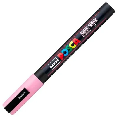 Obrázek produktu pro POSCA - POSCA PC3M F Light Pink | 1 kus | 6 kusů