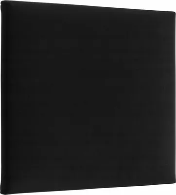 Image de Panneau rembourré carré Komvortowy 50 x 50 cm noir Smart Velvet