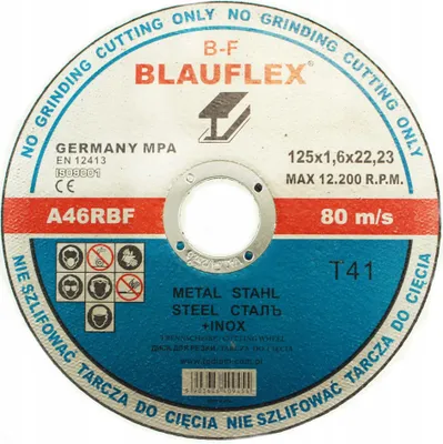 Produktbild von Felman BLAUFLEX Trennscheibe 125mm INOX Metall