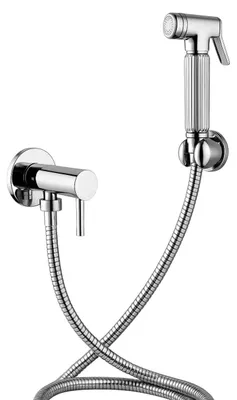 Produktbild von Bidet-Handbrause-Set mit Armatur Messing Schlauch 120 cm