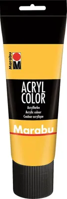 Produktbild von Marabu 12010025021, 225 ml, Gelb, Satin, Tube, Wasserfest