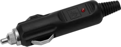 Produktbild von Auto Motorrad Stecker 12V KFZ Zigarettenanzünder LED Stecker mit 3A Sicherung