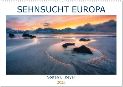 Produktbild von Sehnsucht Europa (Wandkalender 2025 DIN A2 quer), CALVENDO Monatskalender