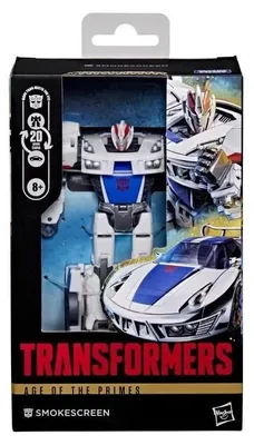 Zdjęcie produktu dla Transformers Smokescreen klasy Deluxe z kolekcji Age of the Primes, 8 lat(a)