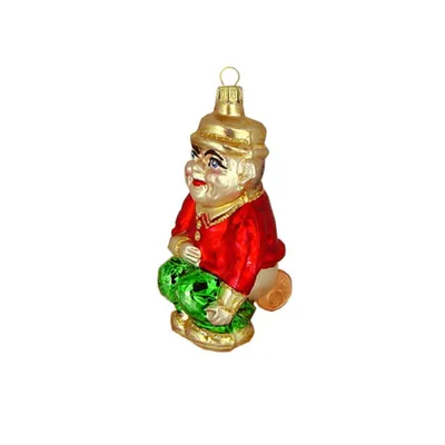Produktbild von Haberland Christbaumschmuck,-kugel - Euroscheißer (Entschuldigung!) bunt 10 cm