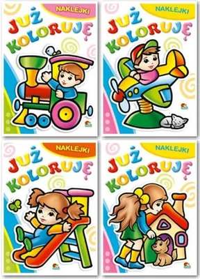 Obrázek produktu pro książeczka z naklejkami JUŻ KOLORUJĘ | 00013