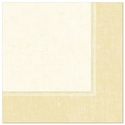Produktbild von Servietten "ROYAL Collection" 1/4-Falz 40 cm x 40 cm champagner "Linum"