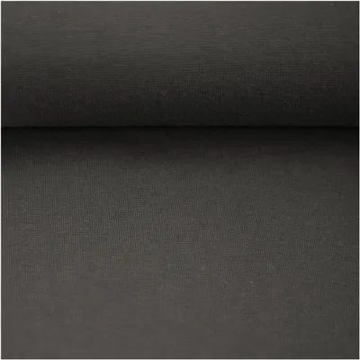 Bündchenstoff Schlauchware 50(100)cm extrabreit Meterware ab 25cm Jersey Oeko-Tex anthrazit