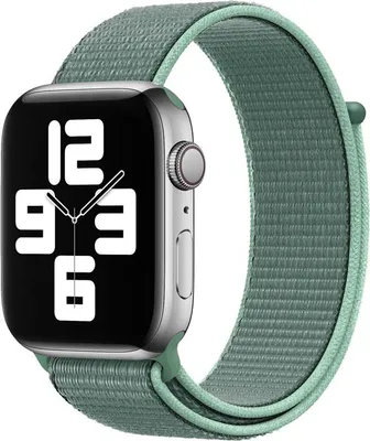 Produktbild von Armband für Apple Watch Series 8 7 6 5 4 3 2 1 SE - Nylon Band Ersatzarmband Sport Loop - Türkis - 42mm 44mm 45mm