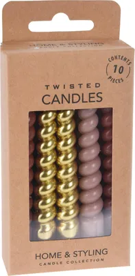 Produktbild von Tischkerzen aus Paraffin, 10 cm lang