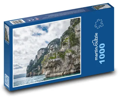 Produktbild von Puzzle 1000 Malerische Küstenklippen - martinpuzzle