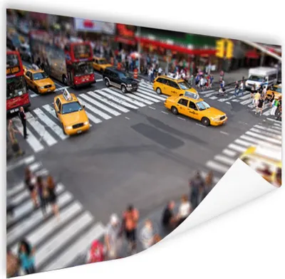 Produktbild von MuchoWow® Poster New York - Amerika - Taxi 160x120 cm - Foto Plakat