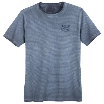 Produktbild von Redfield Vintage XXL T-Shirt geringelt denimblau used