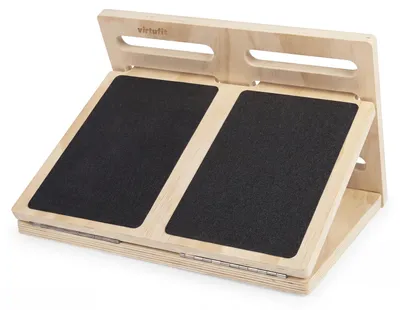 Produktbild von VirtuFit Slant Board - Multiplexholz - Schwarz - 4 Neigungswinkel