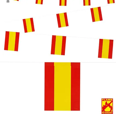 Produktbild von Wimpelkette Flaggen Spanien ca. 6m