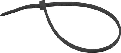 Produktbild von 100 schwarze Kabelbinder aus Kunststoff, 4,8 x 360 mm, Marke Wurth