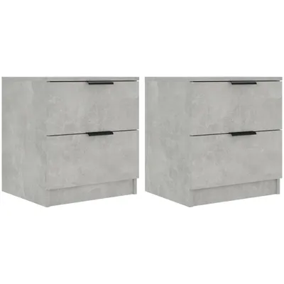 Zdjęcie produktu dla VidaXL 811223, Kolor betonu, Drewno, 450 mm, 390 mm, 500 mm, 2 szt.