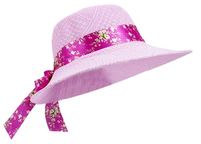 Produktbild von Damen-Sonnenhut, einfarbig, atmungsaktiv, mit breiten Krempen, Strandhut, Kopfbedeckung