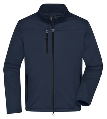 Produktbild von James and Nicholson - Softshelljacke Atmungsaktiv für Herren LT2711 (XL) (Marineblau)