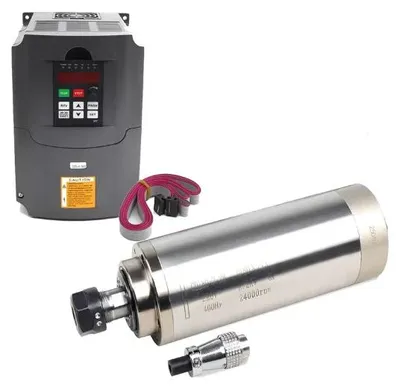 Productafbeelding van Spindelmotor, 2,2 kW vermogen, luchtgekoeld ontwerp, en HY frequentieomvormer