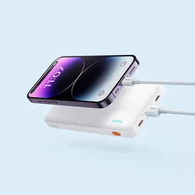 Produktbild von Baseus Airpow 10000mAh 20W Powerbank (Weiß)