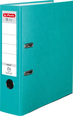 Image de Classeur A4 8 cm turquoise Herlitz PP