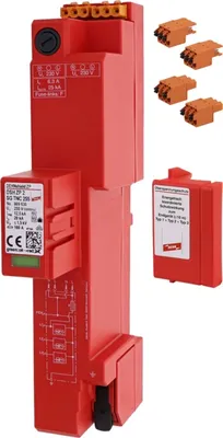 Obrázok produktu pre DEHN kombinovaný zvodič DSH ZP 2 SG TNC 255 909630