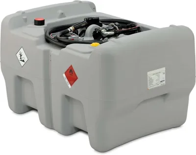 Produktbild von Mobile Dieseltankstation, Vol. 440 l, mit Elektropumpe 12 V, 40 l/min und Automatik-Zapfpistole