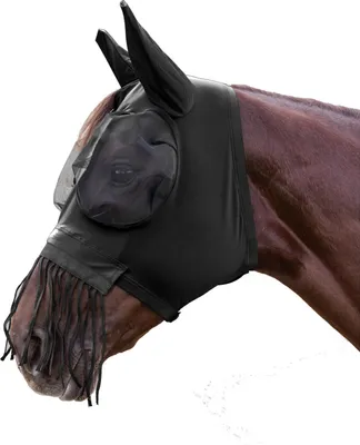Image de Waldhausen Masque anti-mouches Puck avec franges nasales