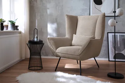 Produktbild von KAWOLA Sessel IVA Relaxsessel Cord taupe