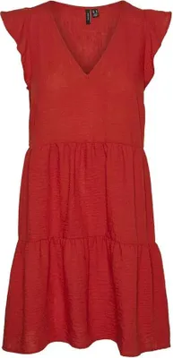 Produktbild von Vero Moda Kita ärmelloses Midikleid Rot XS Damen Rot XS