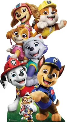 Produktbild von Paw Patrol - Gruppenbild - Pappaufsteller 91x164 cm