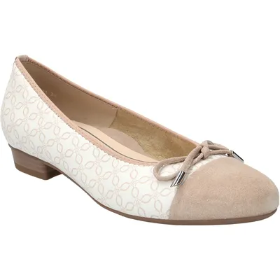 Produktbild von Ara Ballerina 43721-24 BARI, Rauleder, Weiß, Damen