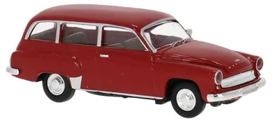 Produktbild von Brekina 27192 - 1/87 Wartburg 311 Kombi, rot, 1959 - Neu