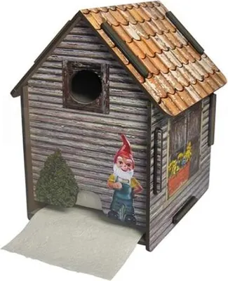 Zdjęcie produktu dla Werkhaus ToPa Haus PP5102 Uchwyt na papier toaletowy w kształcie krasnala ogrodowego