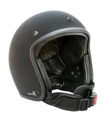 Produktbild von Bores Helm Bogo 4 Jethelm matt Black ohne ECE 22.05 Prüfung, entspricht nicht der StVO-2XS