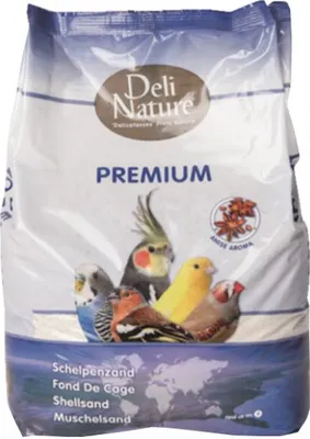 Produktbild von Deli Nature Premium 20 Kg Weißer Quarzsand Mit Anisduft Und Muscheln