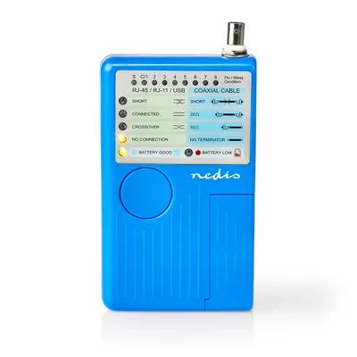 Produktbild von Nedis LAN measuring instrument - Verdrahtet - 180 m - LED Anzeige - Batteriebetrieben