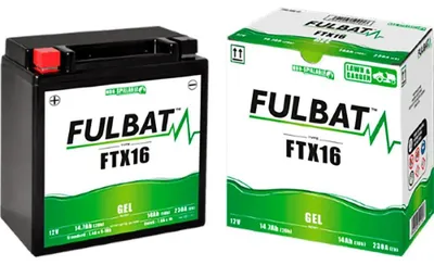 Produktbild von Fulbat Ftx16 Gelbatterie Durchsichtig  Durchsichtig One Size