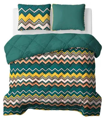 Produktbild von Sleeptime Lazy Bettdecke Scala Dunkelgrün 200 x 200 Mit Kissenbezüge cm