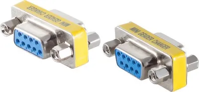 Produktbild von S/CONN maximum connectivity Gender Changer, 2 x 9-pol