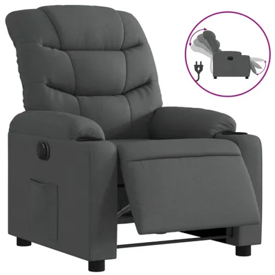 Produktbild von vidaXL Relaxsessel Elektrisch Dunkelgrau Stoff