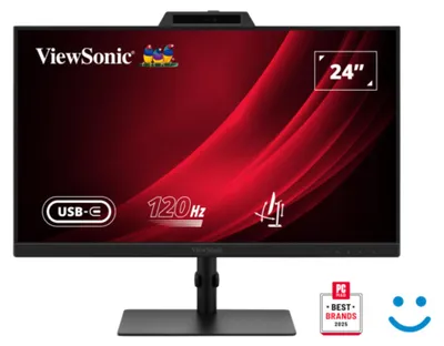 Image de Viewsonic VG2441V Viewsonic 60,5cm VG2441V  Webcam 16:9 HDMI/DP/USBC 120Hz FHD
