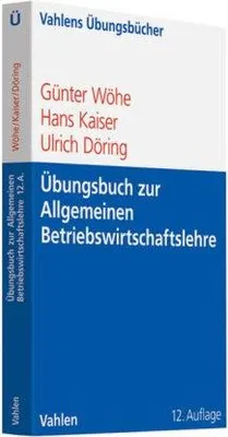 Produktbild von Übungsbuch zur Einführung in die Allgemeine Betriebswirtschaftslehre