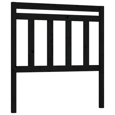 Produktbild von Kopfteil Schwarz 96x4x100 cm Massivholz Kiefer
