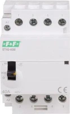 Zdjęcie produktu dla Stycznik modułowy ze sterowaniem ręcznym ST40-40-M 250 V AC F&F