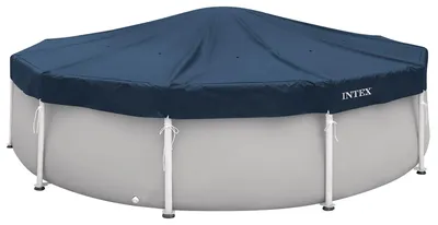 Image de Bâche d'hiver - INTEX - Piscine ronde - Ø 3,66 m - Triple couche - Résistante aux UV