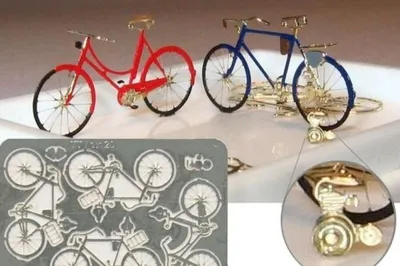 Produktbild von Hauler Models HTT120063 - 1:120 Bycicles 4pcs - Zubehör