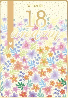 Immagine prodotto di Biglietto di auguri per il diciottesimo compleanno Dream Cards con busta