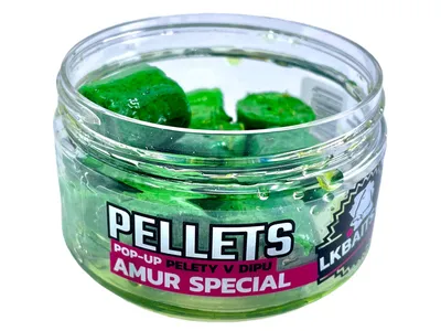 Obrázek produktu pro LK Baits Pop Up pelety v dipu Amur Special 17mm 40g